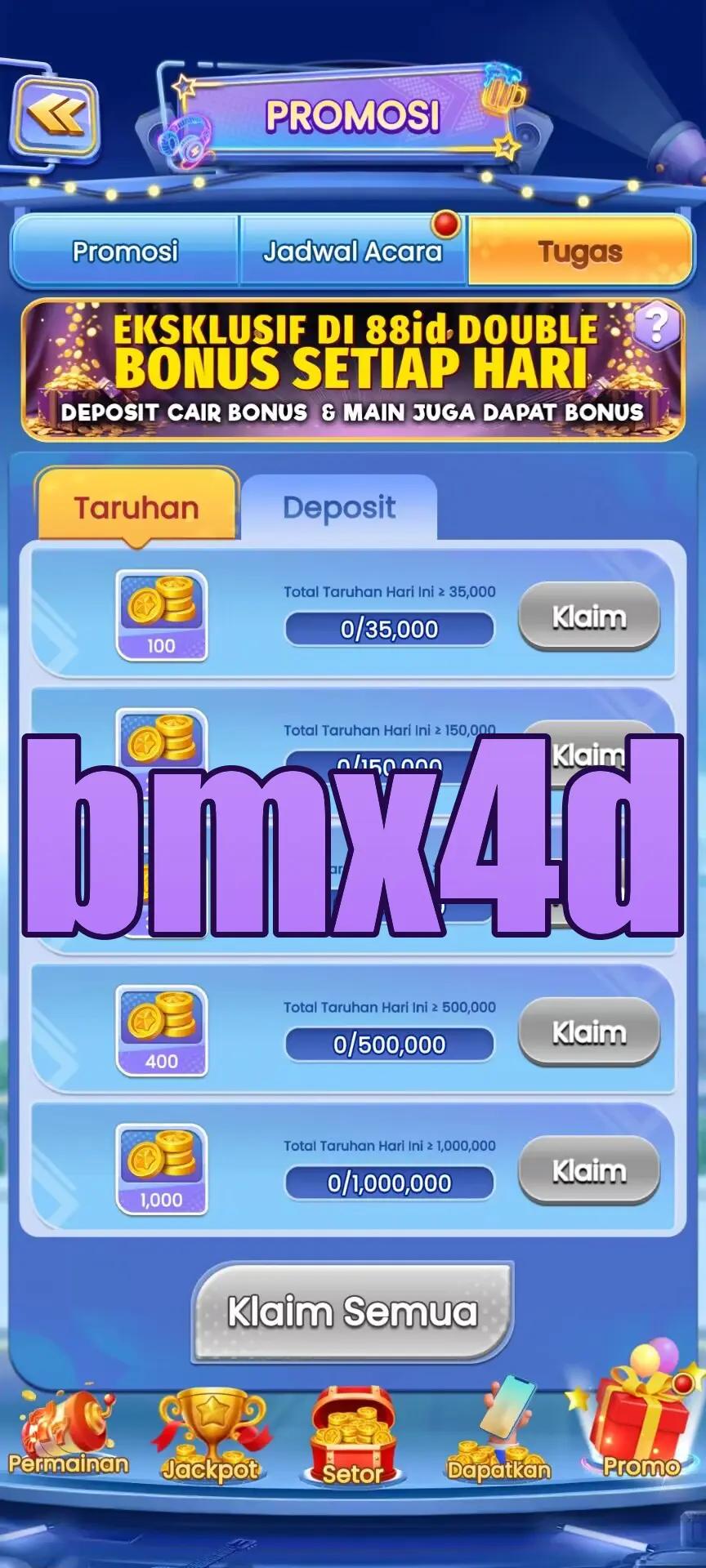 bmx4d Tangkapan Layar Resmi APK